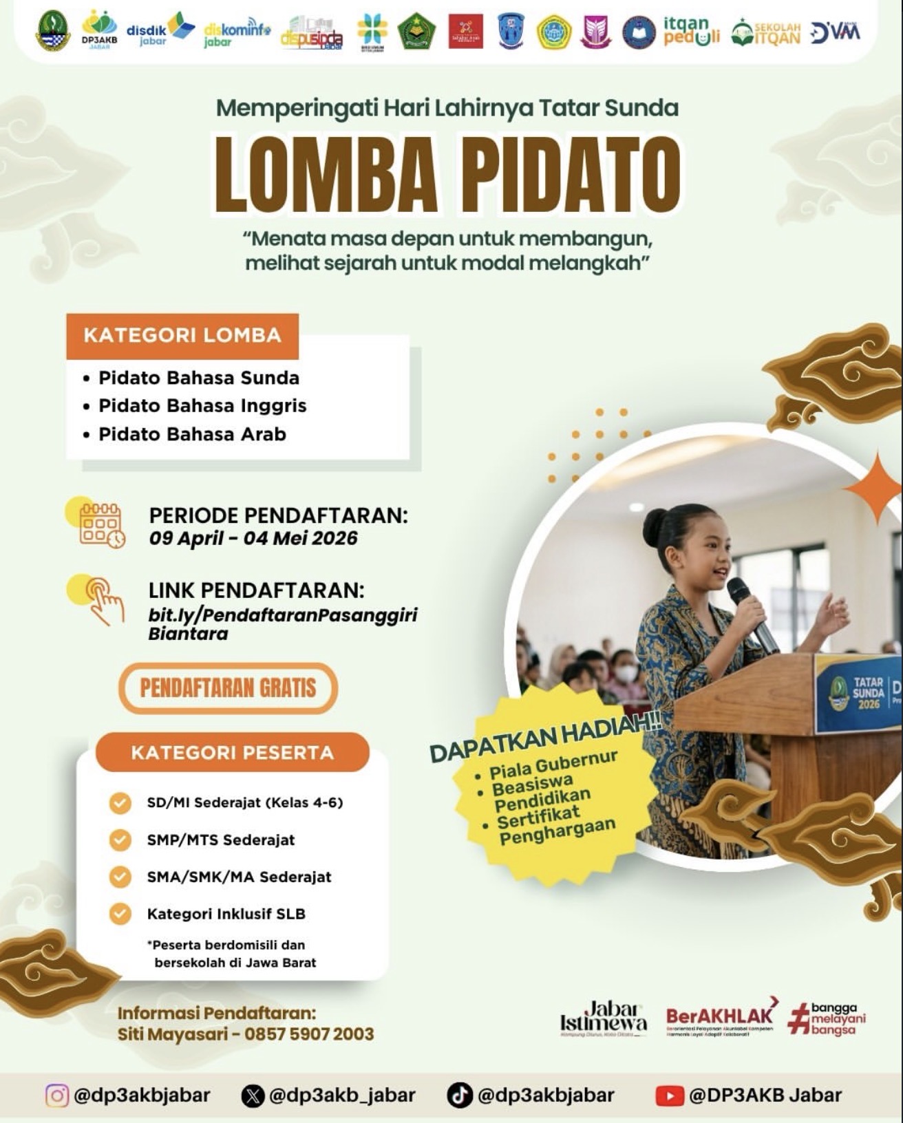 Melestarikan Sejarah Tatar Sunda melalui Pidato Multibahasa